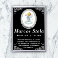 Imagem de Placa ACM 382 Infantil - 19cm x 25cm (Com foto)